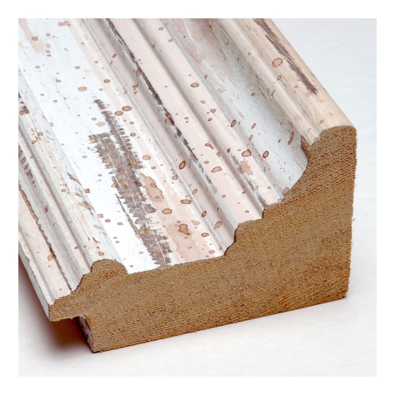 Alexandria White Washed Wood Framed Cork Board