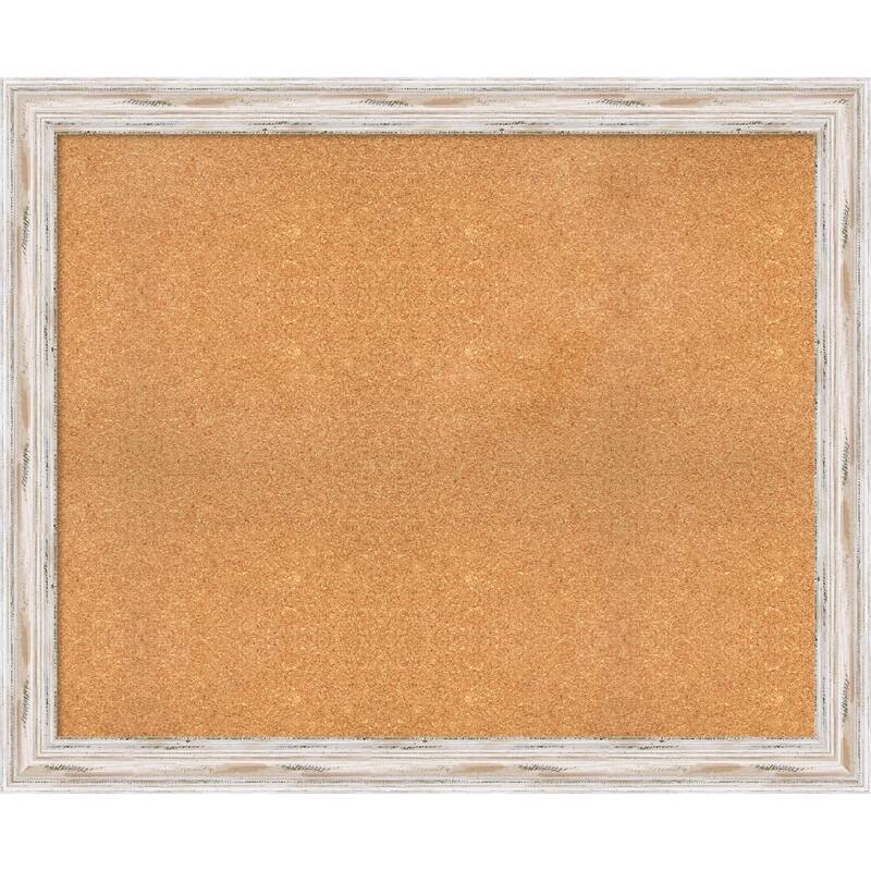 Alexandria White Washed Wood Framed Cork Board Bed Bath & Beyond