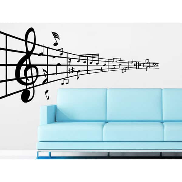 Music Note Treble Clef Floral Patterns Musical Notes Waves Music ...