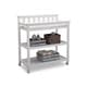preview thumbnail 2 of 3, Delta Children Flat Top Changing Table with Casters, Bianca (White)