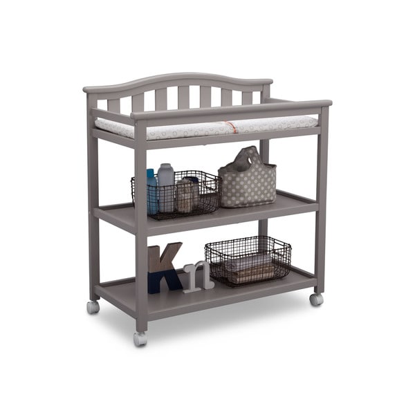 delta changing table grey