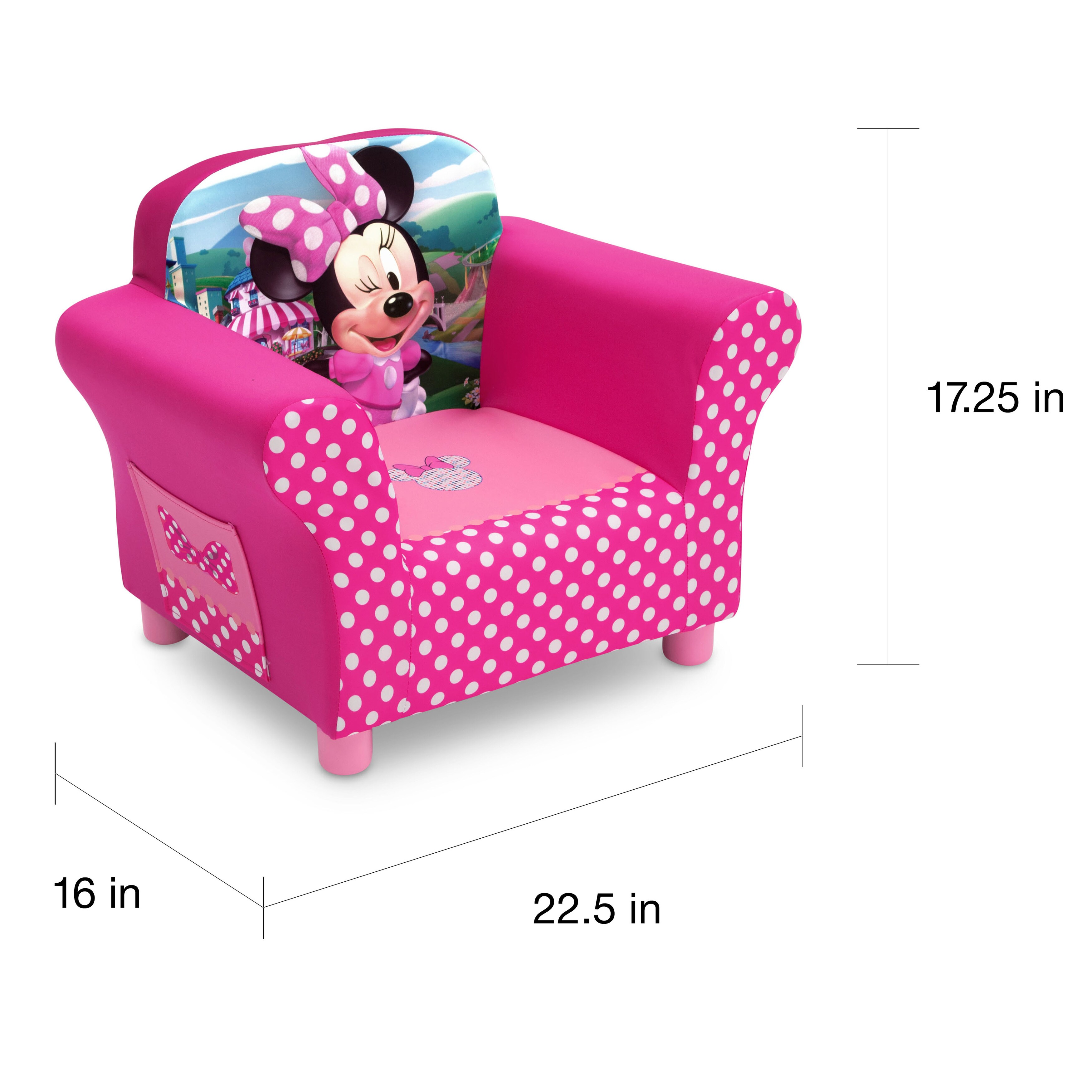 Shop Disney Minnie Mouse Upholstered Chair Free Shipping Today