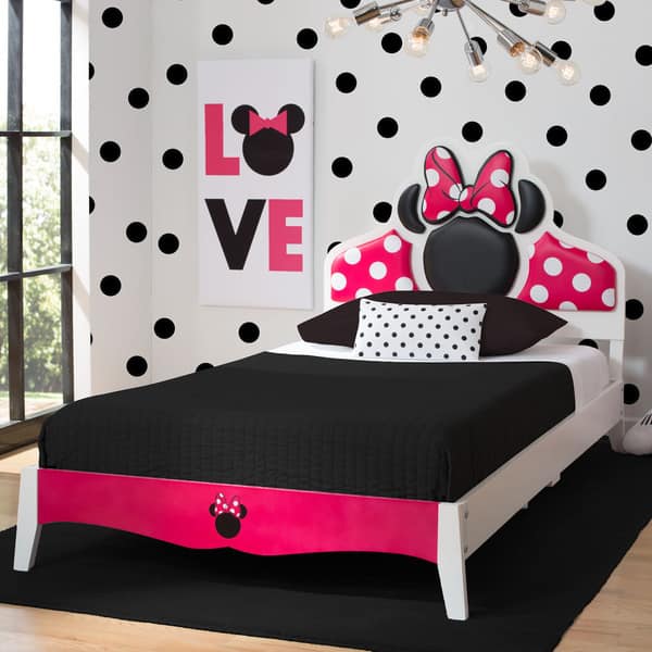 Shop Disney Minnie Mouse Wood Twin Bed Free Shipping Today