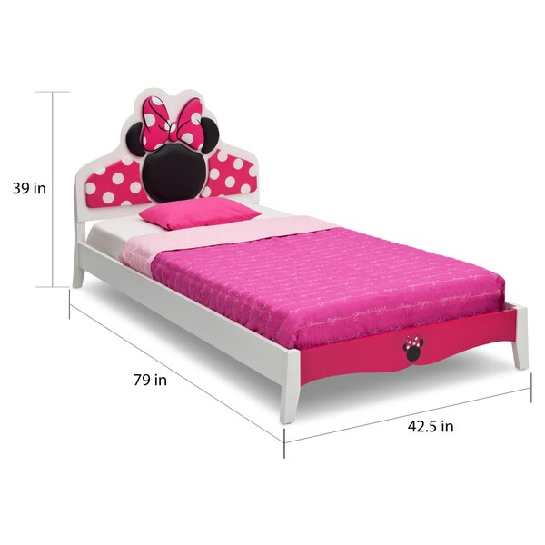 disney minnie mouse twin car bed