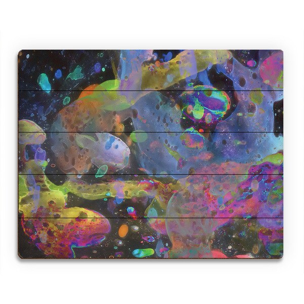 'Galassie' Wooden Wall Art Print