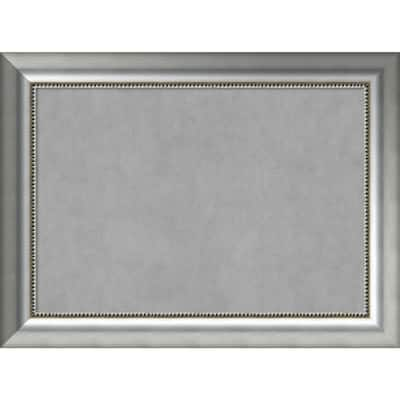 Framed Magnetic Board Choose Your Custom Size, Vegas Curved Silver Wood