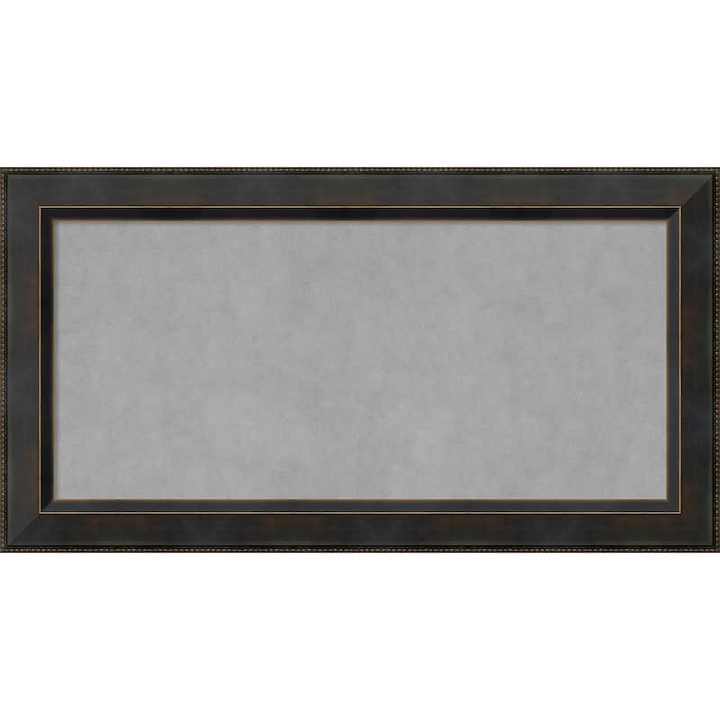 Framed Magnetic Board Choose Your Custom Size, Signore Bronze Wood
