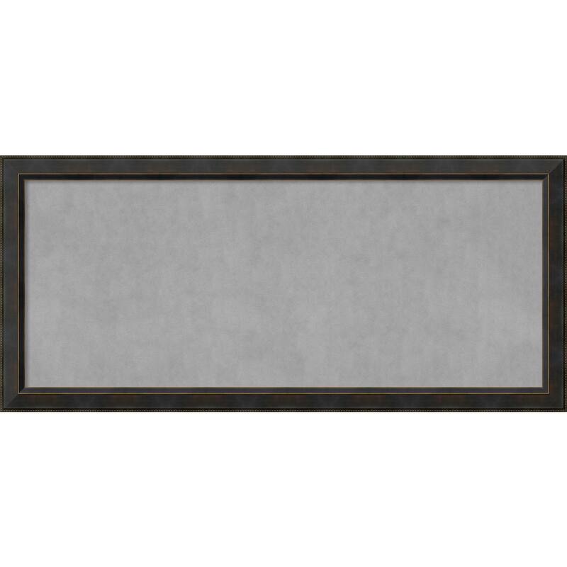 Framed Magnetic Board Choose Your Custom Size, Signore Bronze Wood