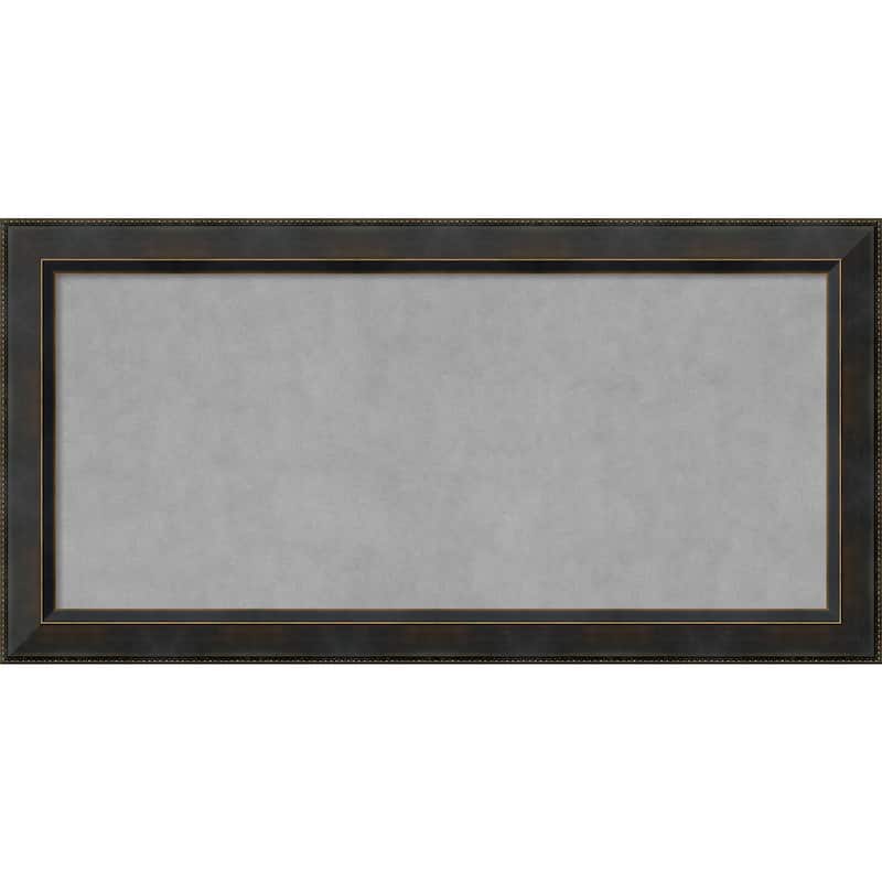 Framed Magnetic Board Choose Your Custom Size, Signore Bronze Wood