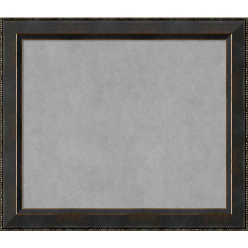 Framed Magnetic Board Choose Your Custom Size, Signore Bronze Wood