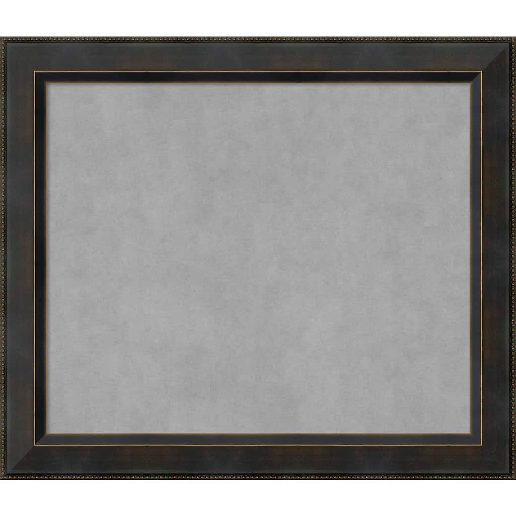 Framed Magnetic Board Choose Your Custom Size, Signore Bronze Wood