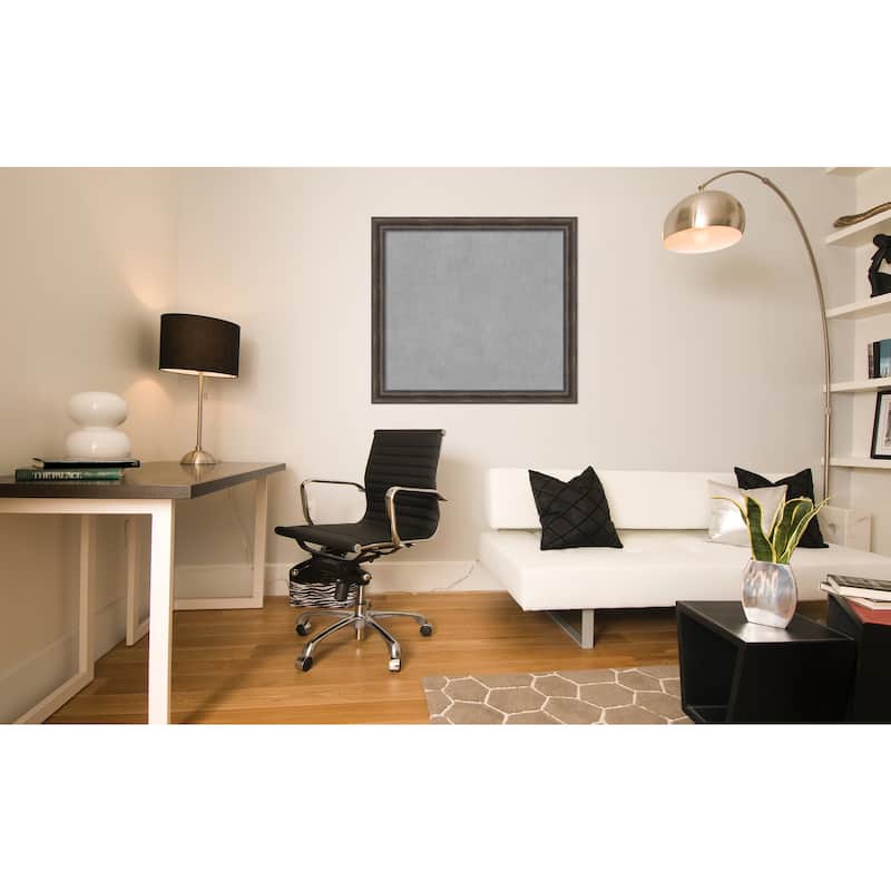 Framed Magnetic Board Choose Your Custom Size, Rustic Pine Wood