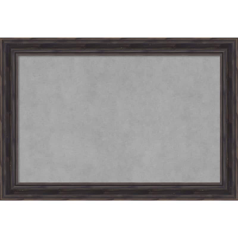Framed Magnetic Board Choose Your Custom Size, Rustic Pine Wood