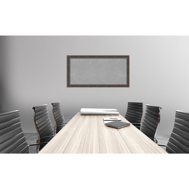 Framed Magnetic Board Choose Your Custom Size, Rustic Pine Wood