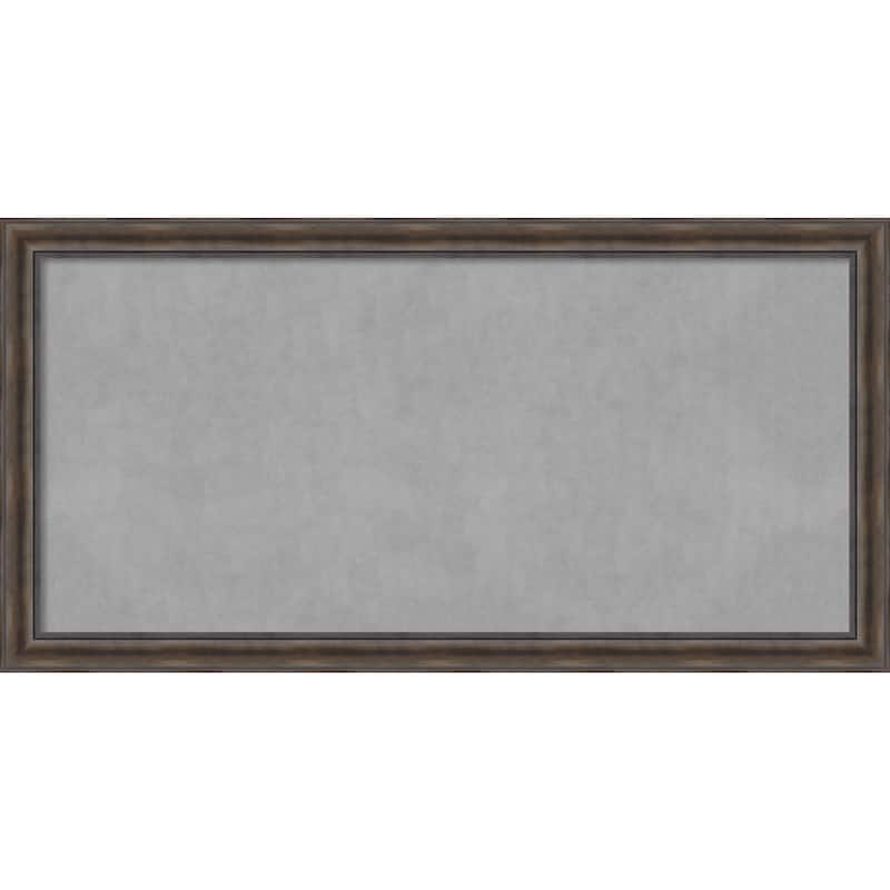 Framed Magnetic Board Choose Your Custom Size, Rustic Pine Wood