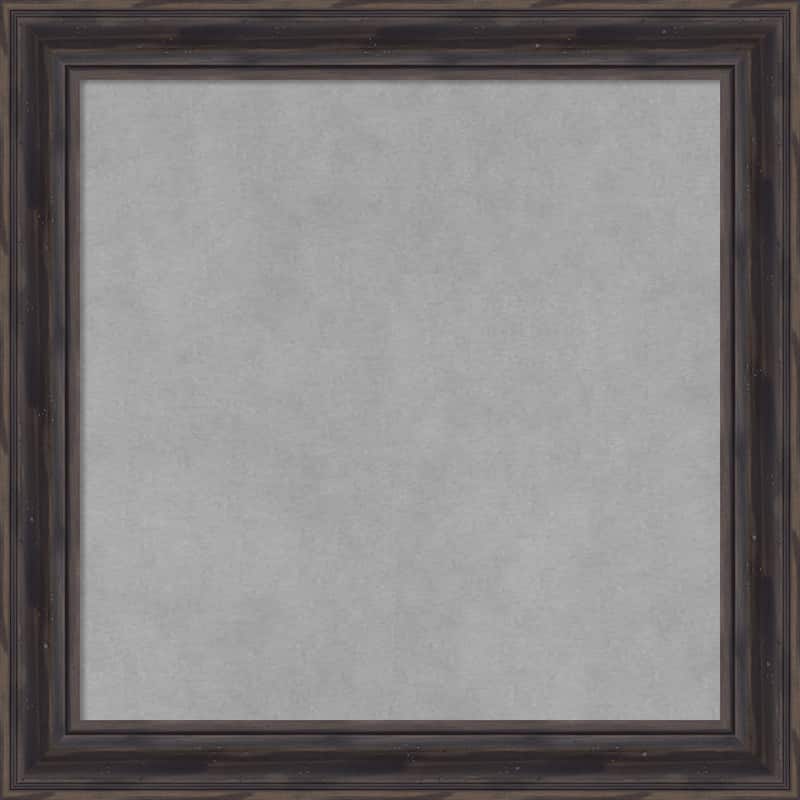 Framed Magnetic Board Choose Your Custom Size, Rustic Pine Wood