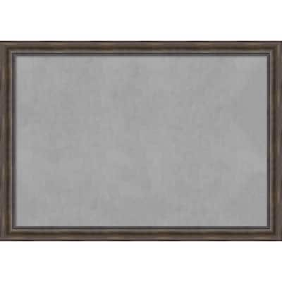 Framed Magnetic Board Choose Your Custom Size, Rustic Pine Wood