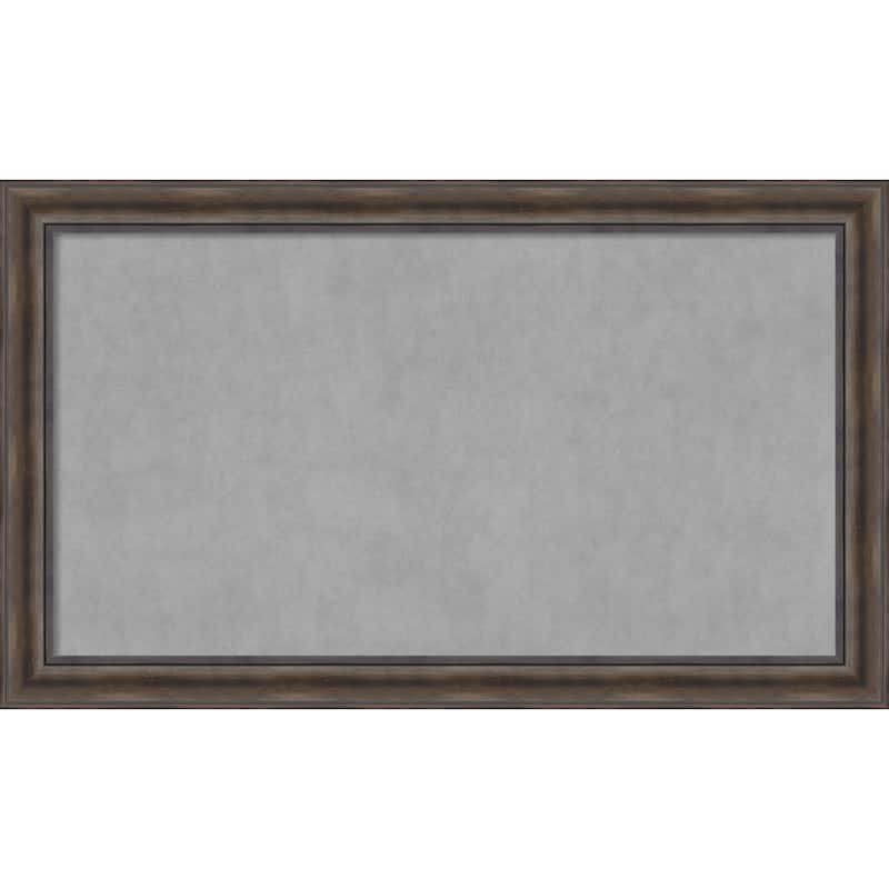 Framed Magnetic Board Choose Your Custom Size, Rustic Pine Wood