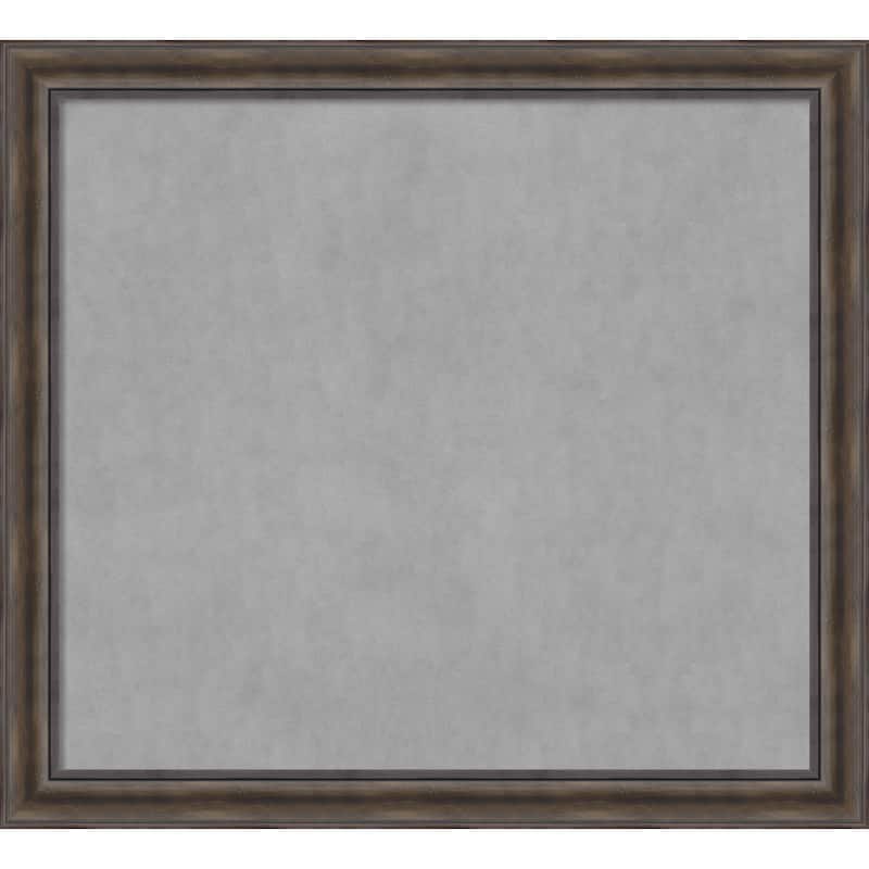 Framed Magnetic Board Choose Your Custom Size, Rustic Pine Wood