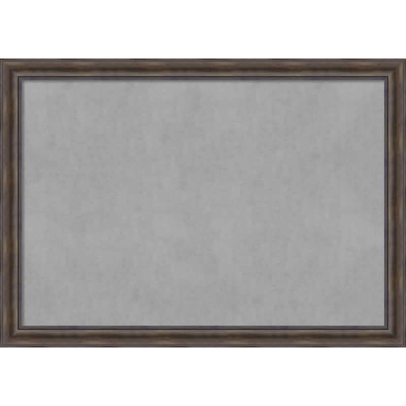 Framed Magnetic Board Choose Your Custom Size, Rustic Pine Wood
