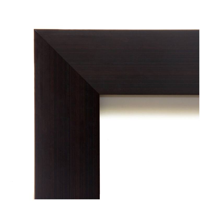 Framed Magnetic Board Choose Your Custom Size, Portico Espresso Wood
