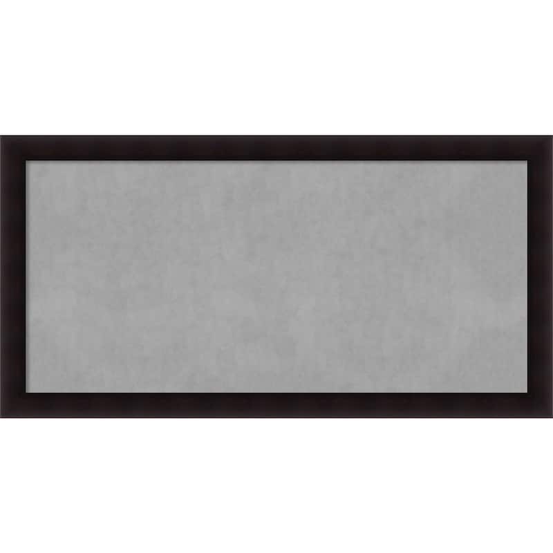 Framed Magnetic Board Choose Your Custom Size, Portico Espresso Wood