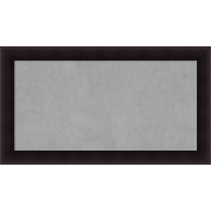 Framed Magnetic Board Choose Your Custom Size, Portico Espresso Wood