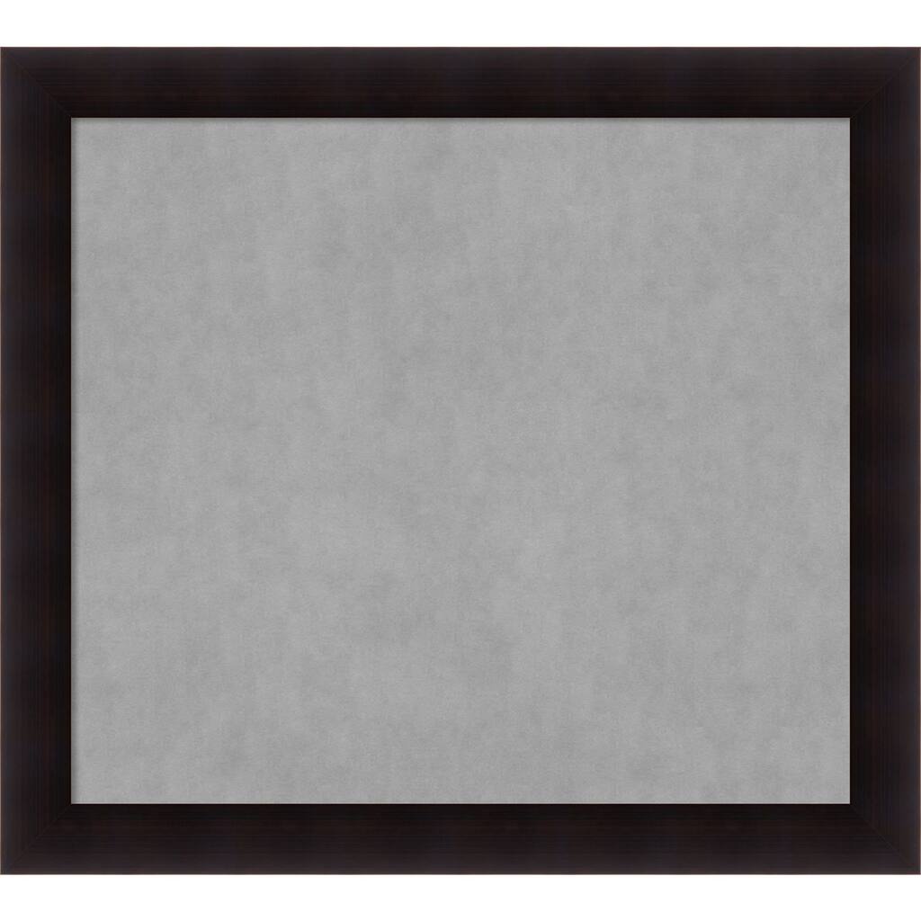 Framed Magnetic Board Choose Your Custom Size, Portico Espresso Wood