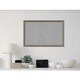 preview thumbnail 10 of 11, Framed Magnetic Board Choose Your Custom Size, Parisian Silver Wood