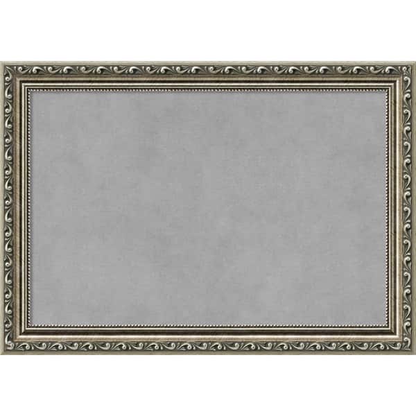 Framed Magnetic Choose Your Custom Size, Parisian Silver Wood - On - 14155310