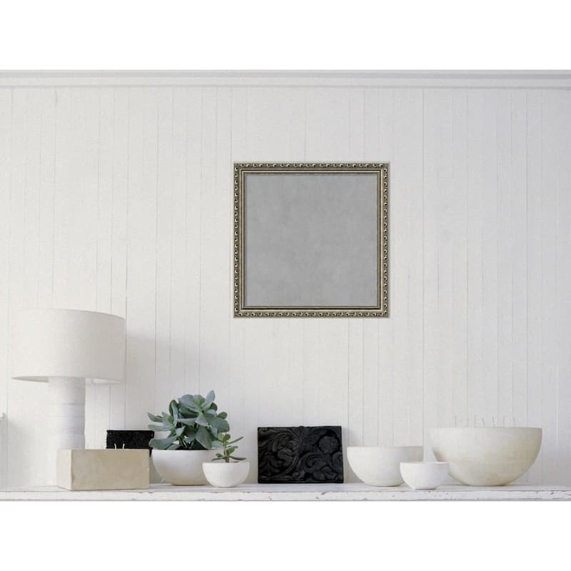 Framed Magnetic Board Choose Your Custom Size, Parisian Silver Wood
