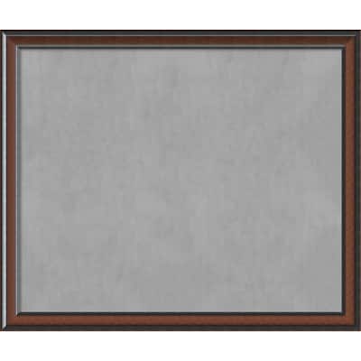 Framed Magnetic Board Choose Your Custom Size, Cyprus Walnut Wood