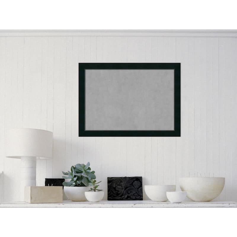 Framed Magnetic Board Choose Your Custom Size, Corvino Black Wood