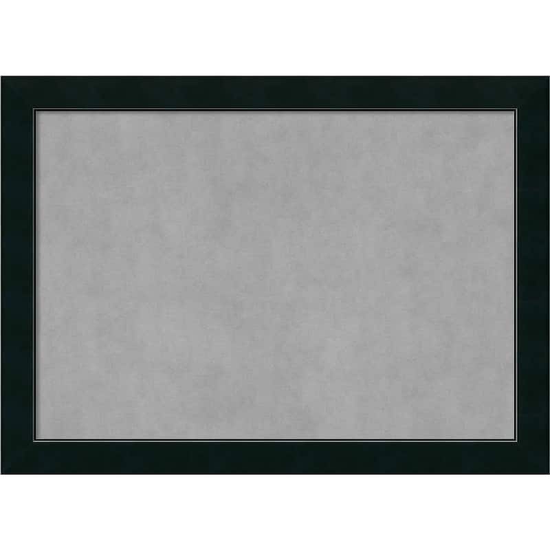 Framed Magnetic Board Choose Your Custom Size, Corvino Black Wood