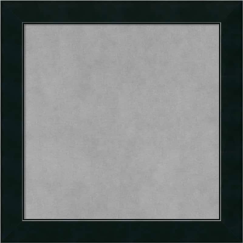 Framed Magnetic Board Choose Your Custom Size, Corvino Black Wood