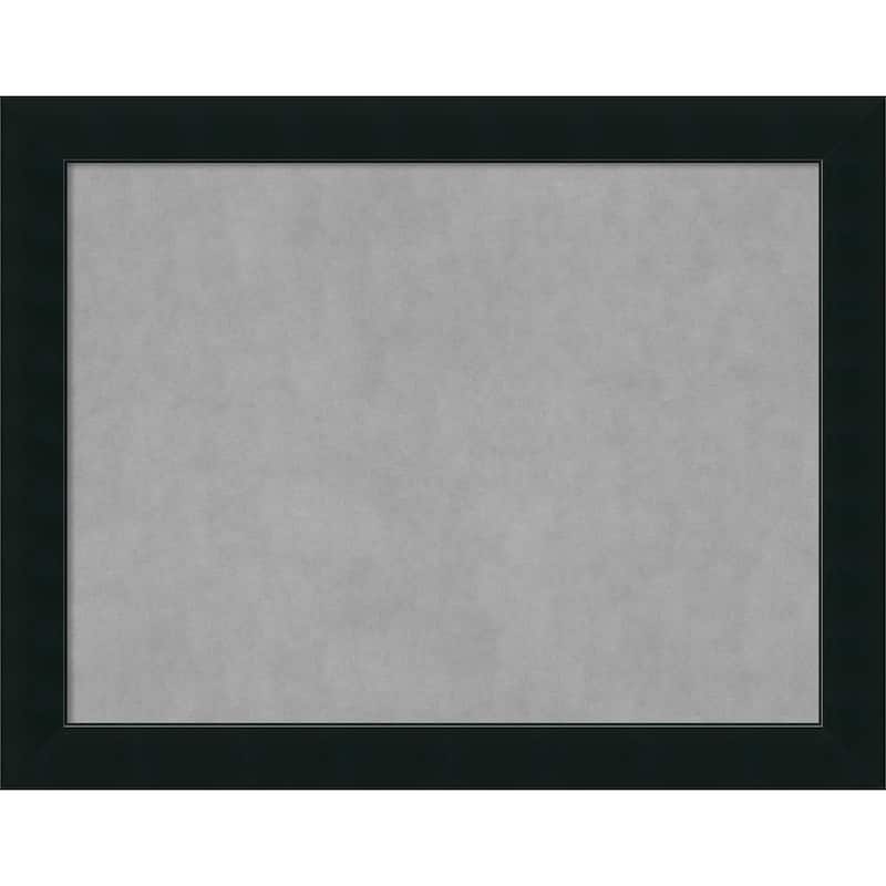 Framed Magnetic Board Choose Your Custom Size, Corvino Black Wood