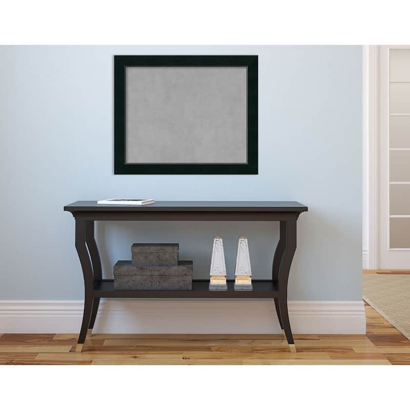 Framed Magnetic Board Choose Your Custom Size, Corvino Black Wood
