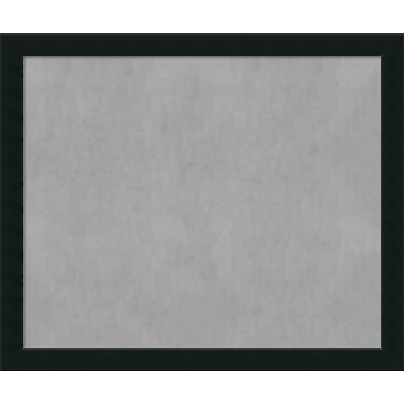 Framed Magnetic Board Choose Your Custom Size, Corvino Black Wood