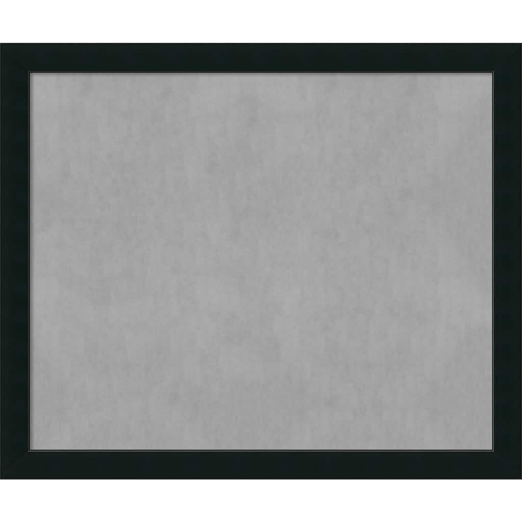 Framed Magnetic Board Choose Your Custom Size, Corvino Black Wood