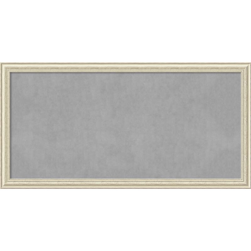 Framed Magnetic Board Choose Your Custom Size, Country White Wash Wood