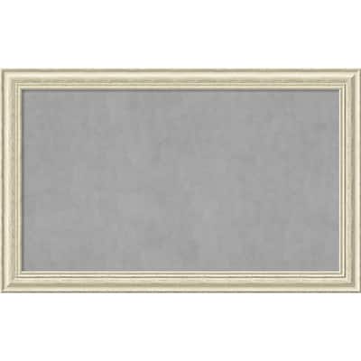 Framed Magnetic Board Choose Your Custom Size, Country White Wash Wood
