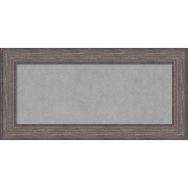 Framed Magnetic Board Choose Your Custom Size, Country Barnwood Wood