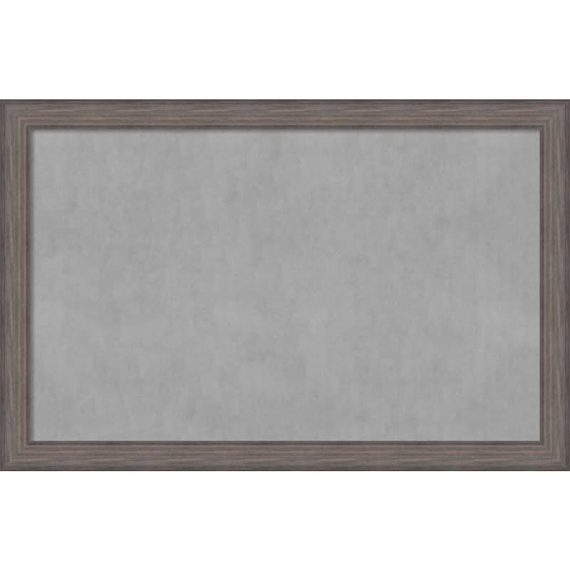 Framed Magnetic Board Choose Your Custom Size, Country Barnwood Wood