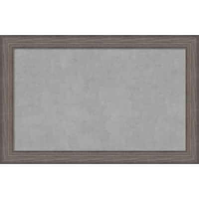 Framed Magnetic Board Choose Your Custom Size, Country Barnwood Wood