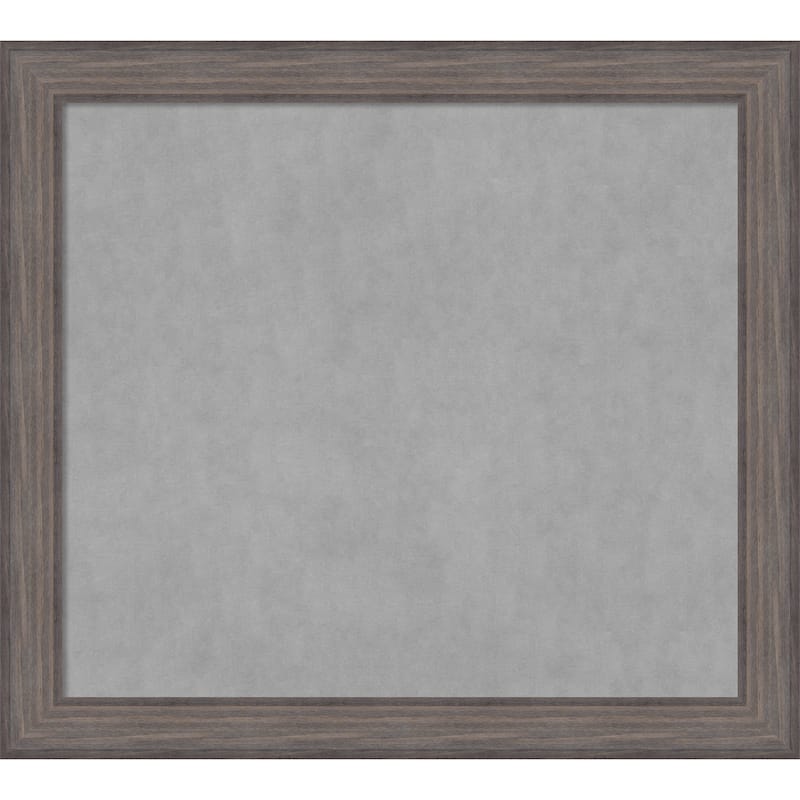 Framed Magnetic Board Choose Your Custom Size, Country Barnwood Wood