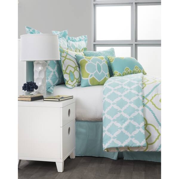 Shop Stylenest Sahara Aqua Bed In A Bag 8 Piece Comforter Set Overstock 14155420
