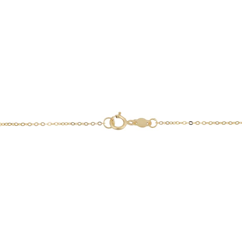 Fremada Italian 14k Yellow Gold Infinity Pendant Necklace (18 inch)