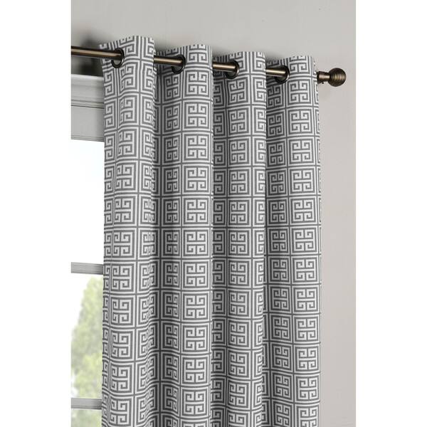 Shop Window Elements Greek Key Polyester And Cotton 84 Inch Extra