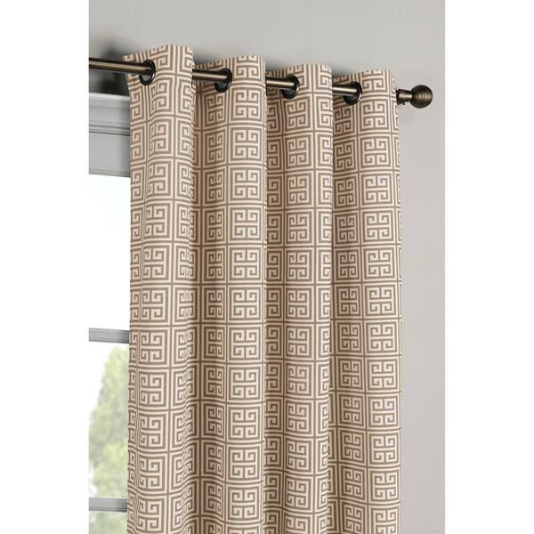 Window Elements Greek Key Polyester And Cotton 84 Inch Window Elements Greek Key Polyester And Cotton 84 Inch