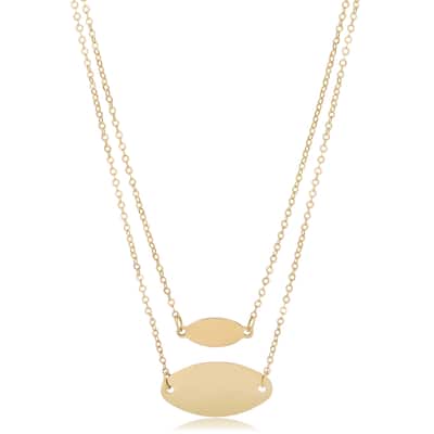 Fremada Italian 14k Yellow Gold Infinity Pendant Necklace (18 inch)